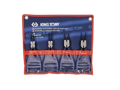 KING TONY Комплект съёмников стопорных колец