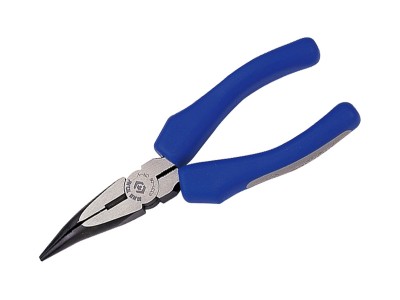 KING TONY Плоскогубцы тонконосые загнутые 200 мм