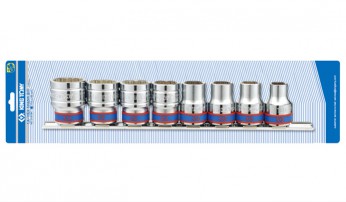 KING TONY Комплект торцевых головок 6 гр 10-22 мм