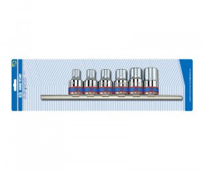 KING TONY Комплект головок TORX Е-стандарт Е10-Е20 1/2