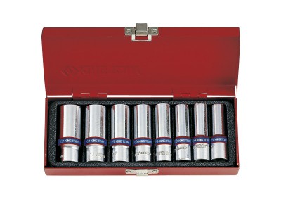 KING TONY Комплект торцевых глубоких головок 10-19 мм