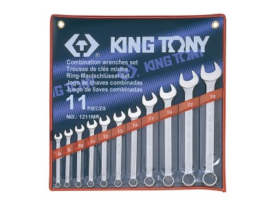 KING TONY Набор комбинированных ключей 11 пр KING TONY Набор комбинированных ключей 11 пр