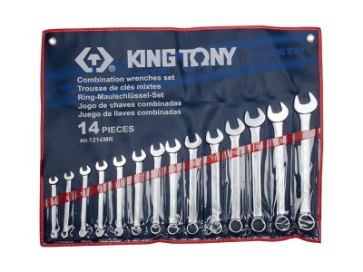 KING TONY Комплект комбинированных ключей 14 пр KING TONY Комплект комбинированных ключей 14 пр