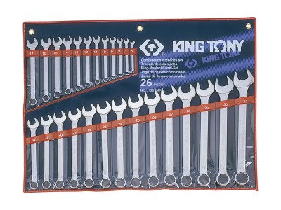 KING TONY Комплект комбинированных ключей 26 пр